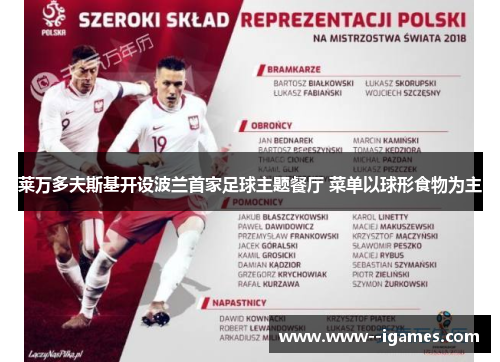 莱万多夫斯基开设波兰首家足球主题餐厅 菜单以球形食物为主